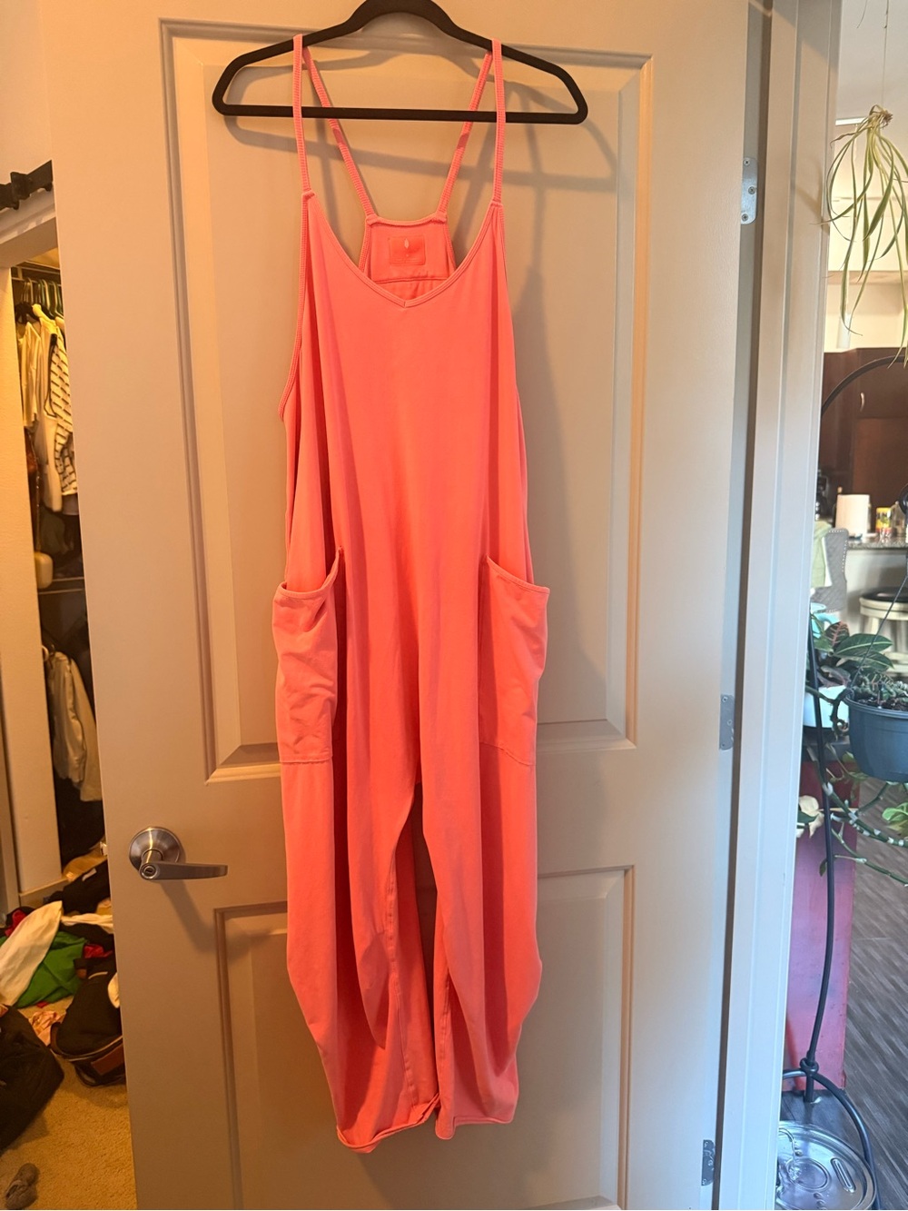 We The Free Coral Tank Romper Jumpsuit with Pockets